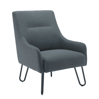 Pearl Reception Chair|Grey