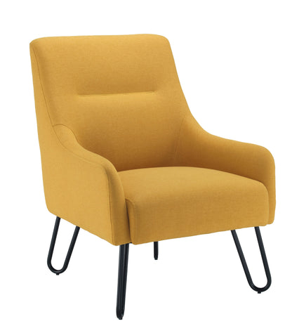 Pearl Reception Chair|Mustard