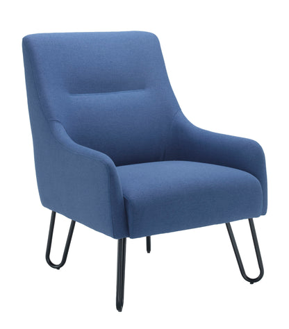 Pearl Reception Chair|Navy
