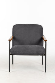 Settle Reception Chair with Wooden Arm Pads