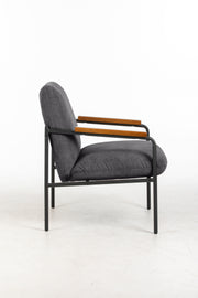 Settle Reception Chair with Wooden Arm Pads