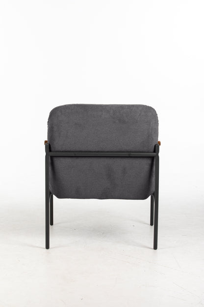 Settle Reception Chair with Wooden Arm Pads