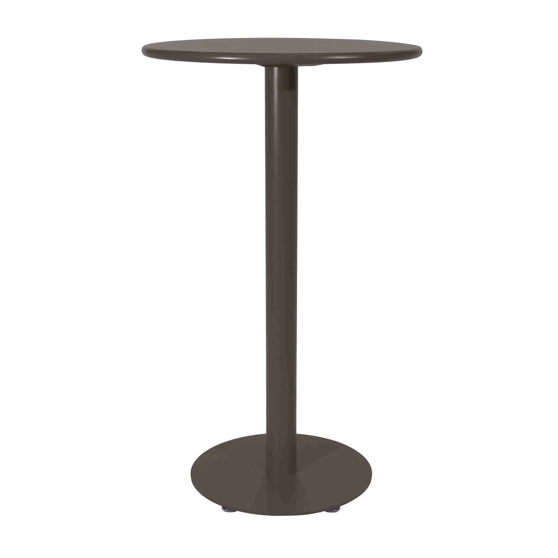 Breeze Aluminium Round Poseur Bar Table|Charcoal