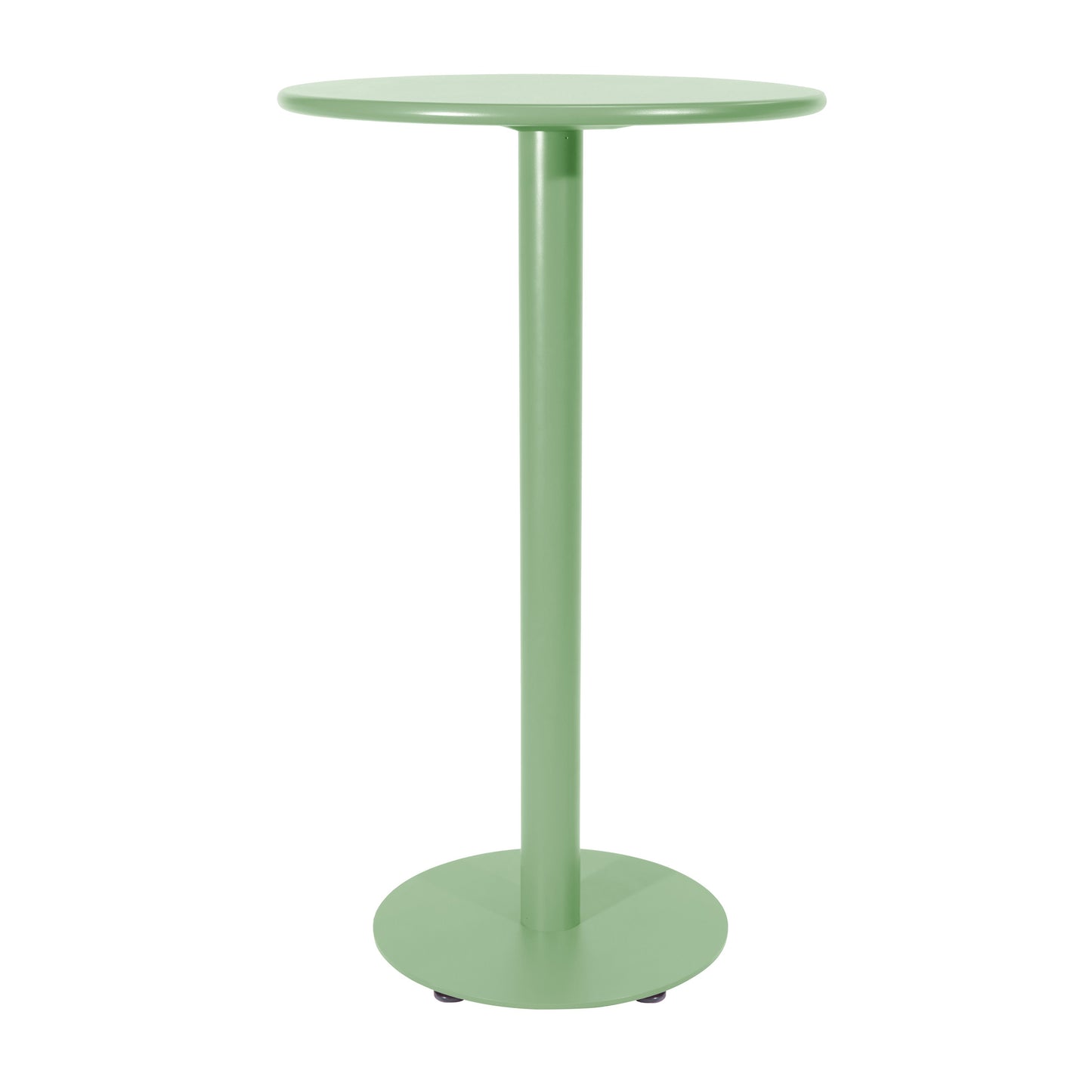 Breeze Aluminium Round Poseur Bar Table|Fair Green