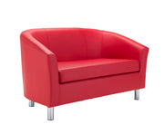 Tub Sofa with Metal Feet