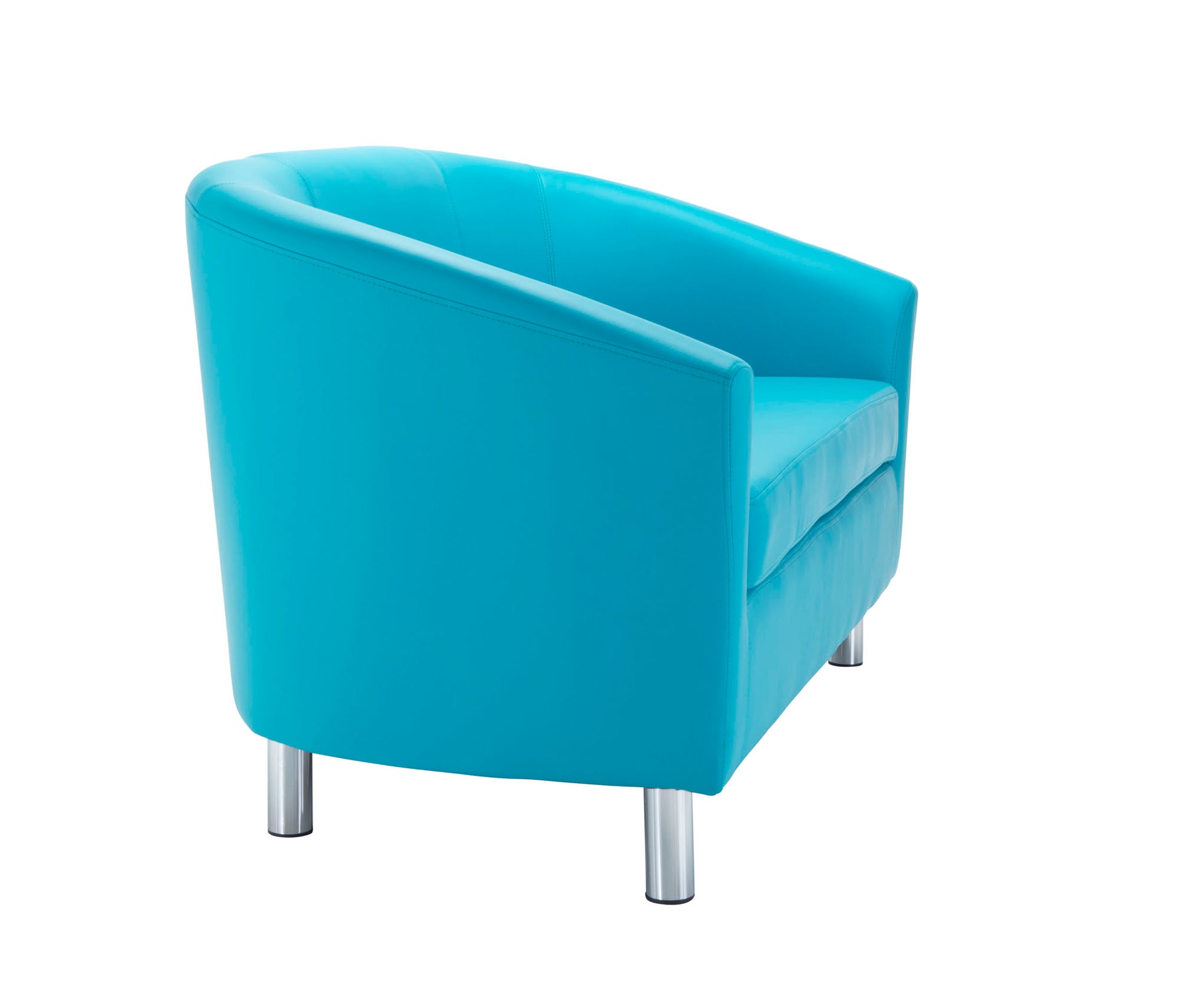 Tub Sofa with Metal Feet