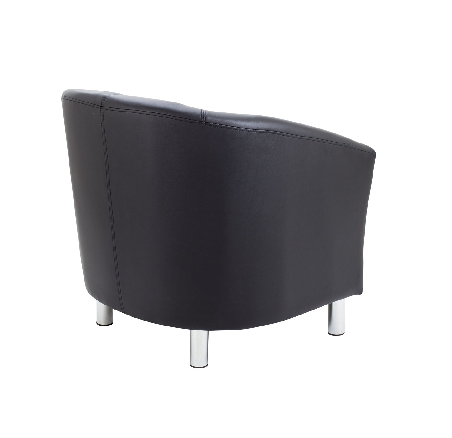 Tub Armchair with Metal Feet