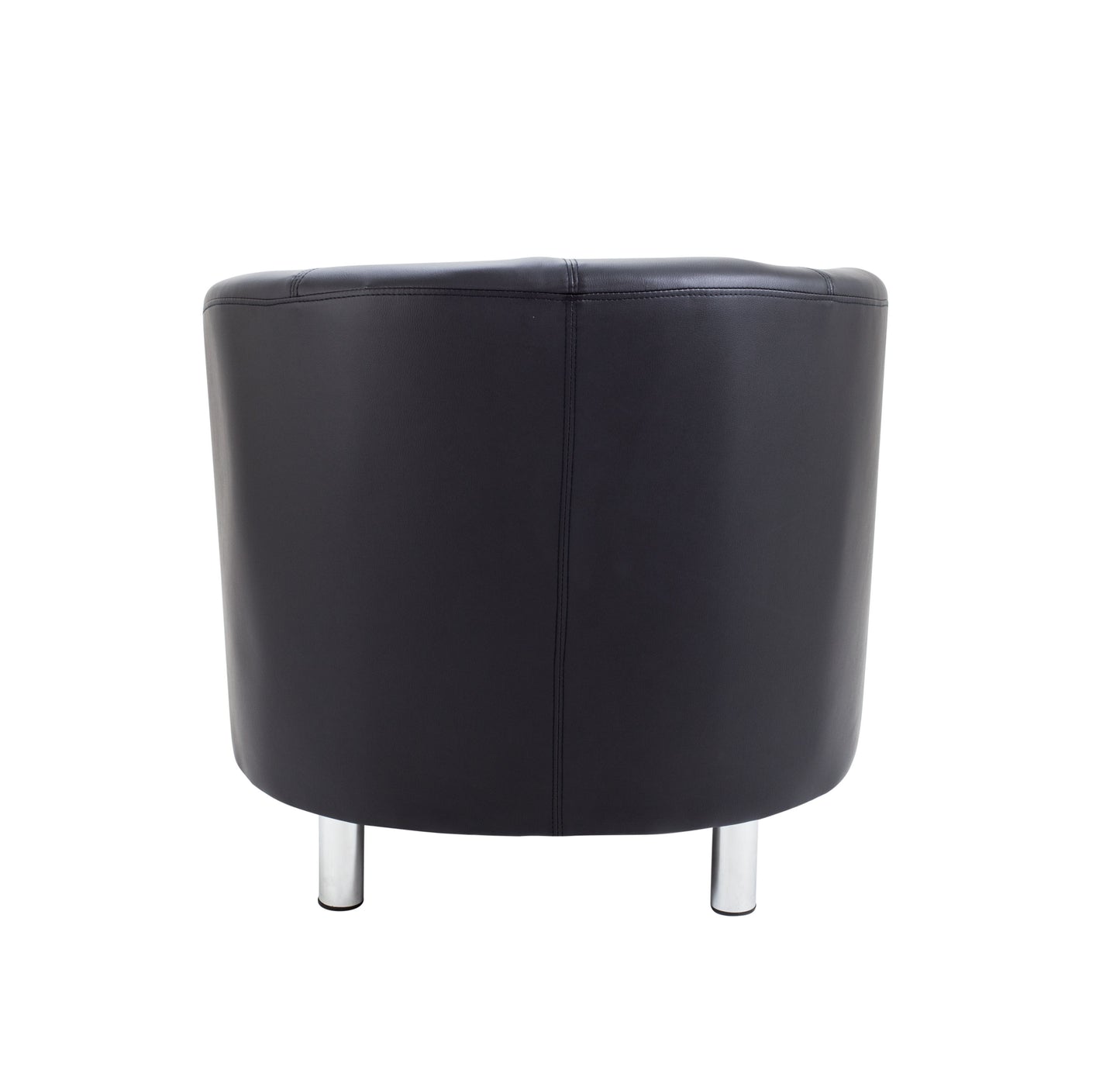 Tub Armchair with Metal Feet