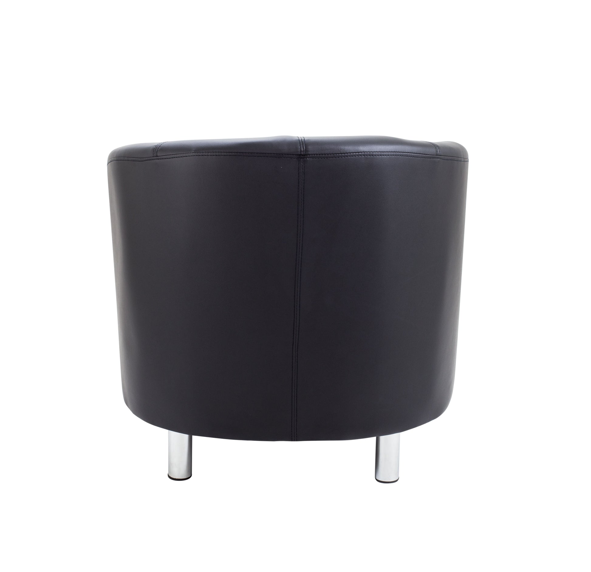 Tub Armchair with Metal Feet