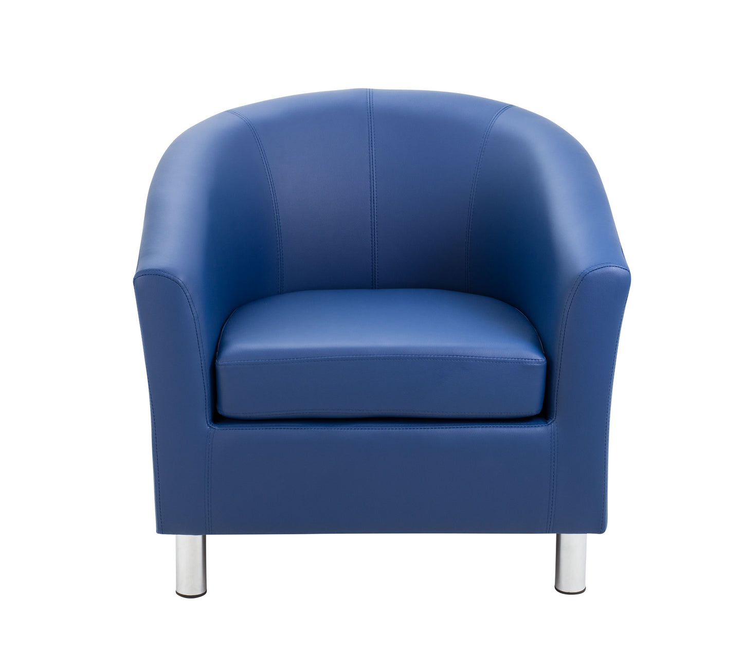Tub Armchair with Metal Feet