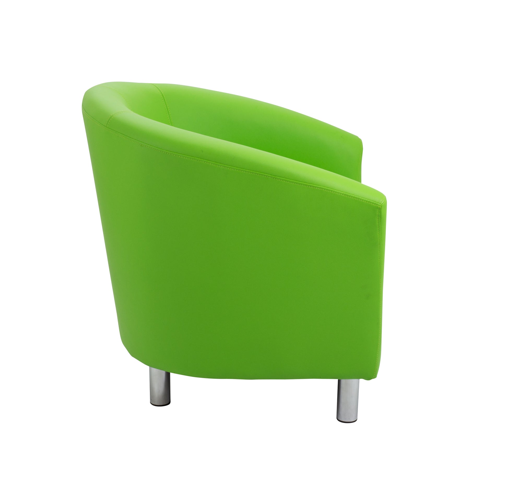 Tub Armchair with Metal Feet
