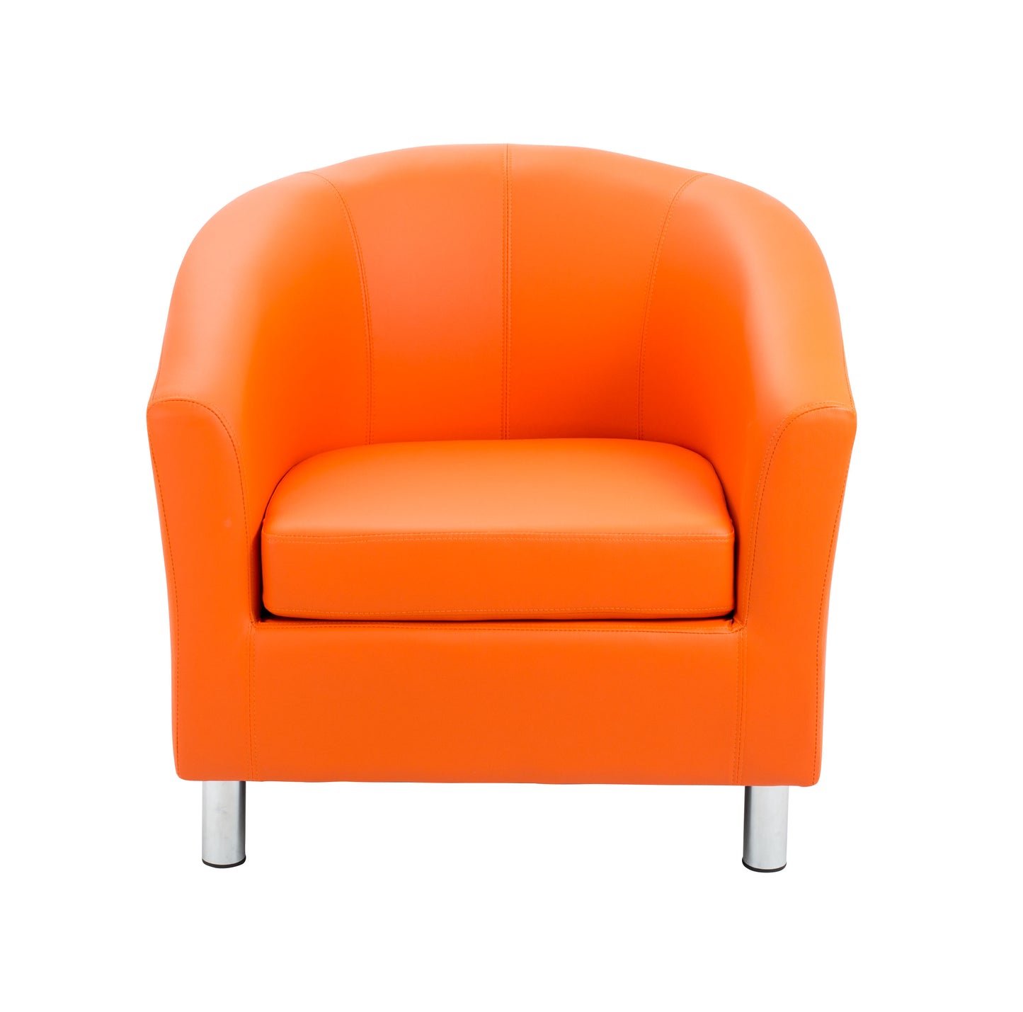 Tub Armchair with Metal Feet
