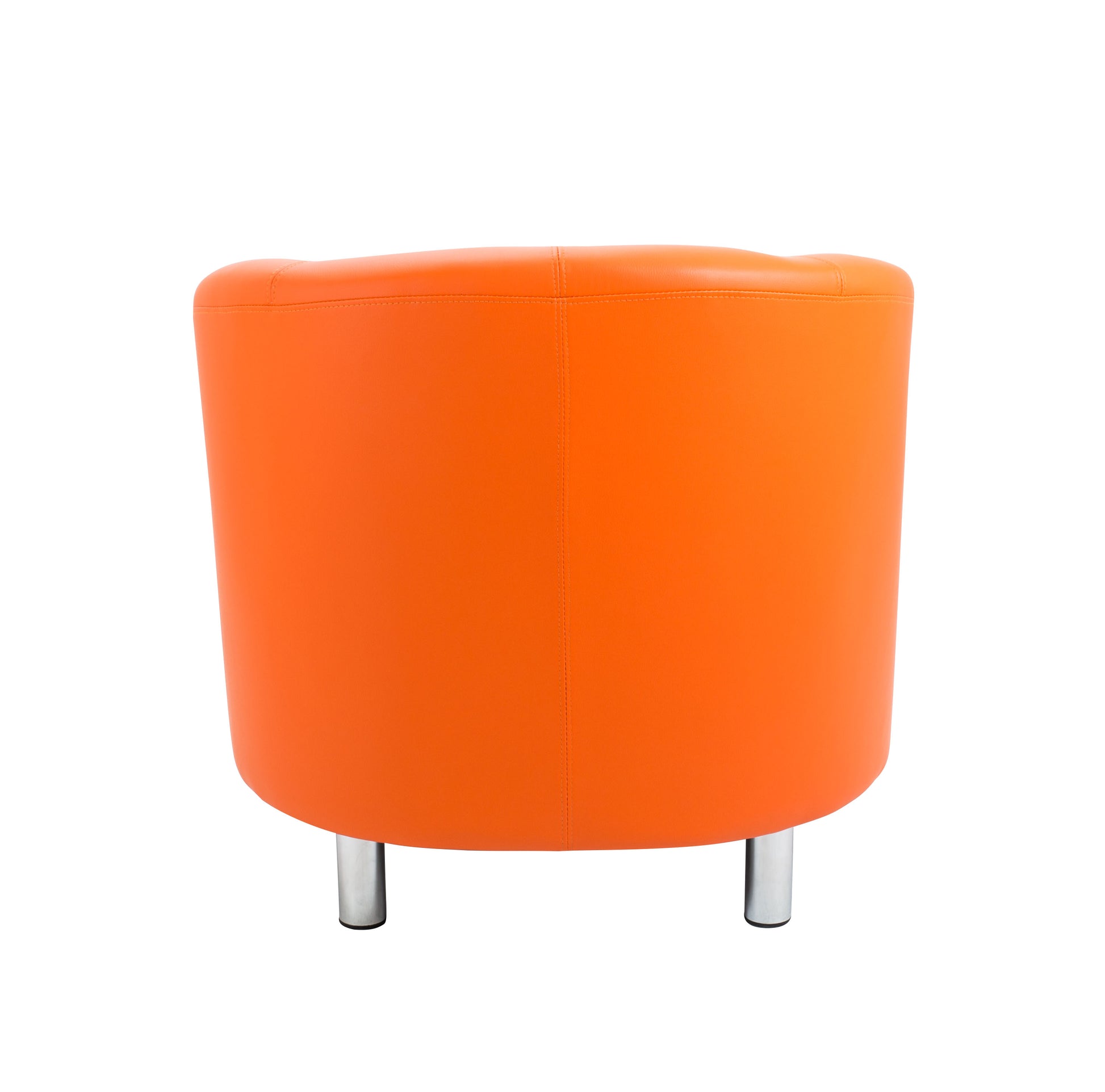 Tub Armchair with Metal Feet