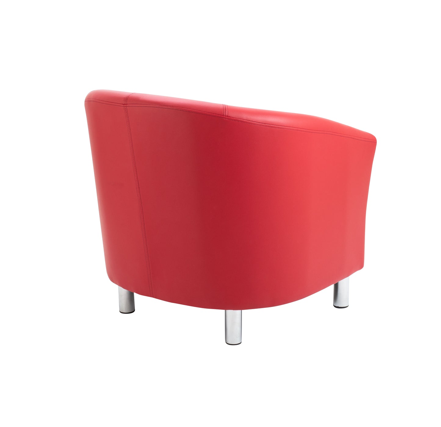 Tub Armchair with Metal Feet