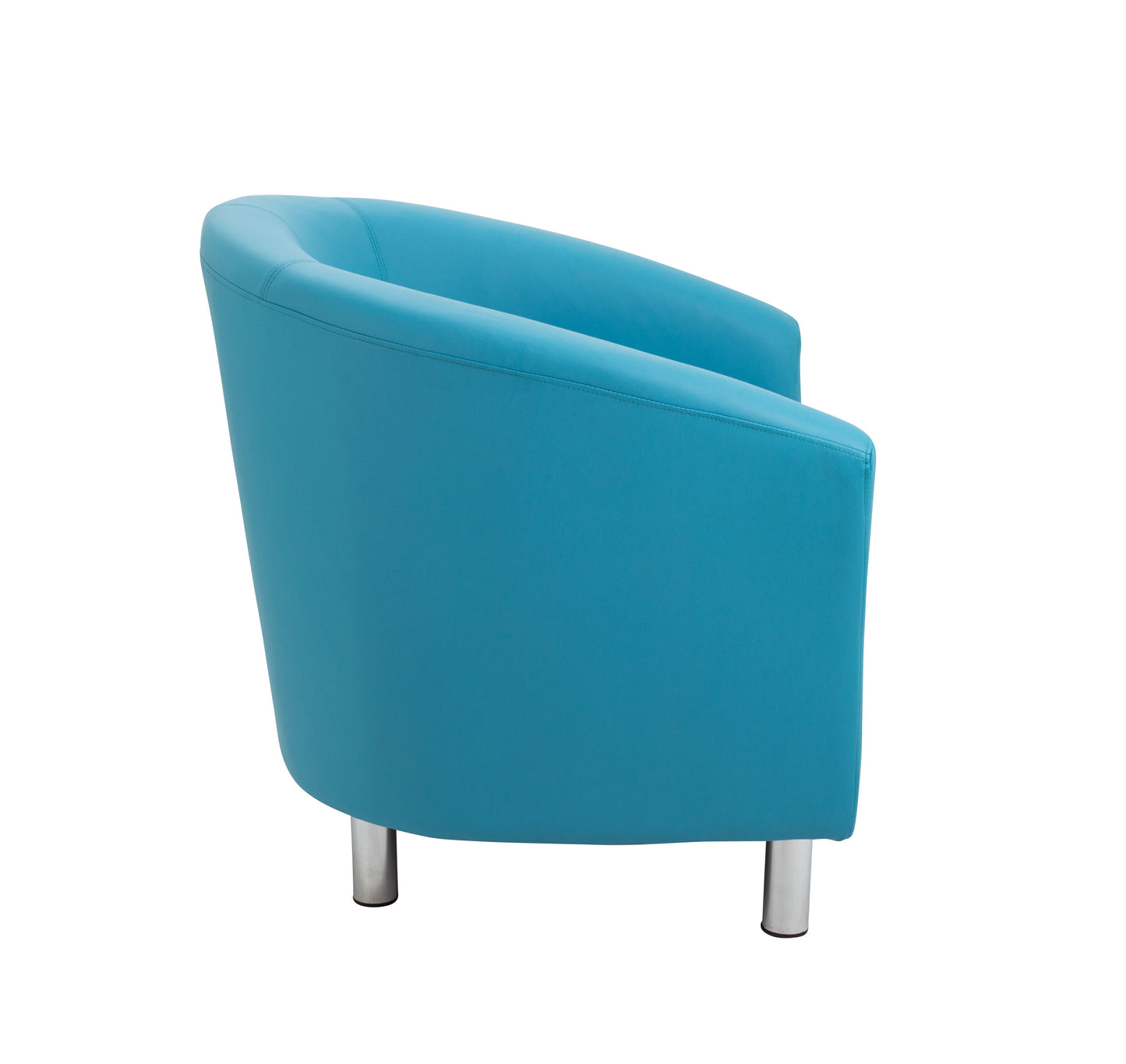 Tub Armchair with Metal Feet