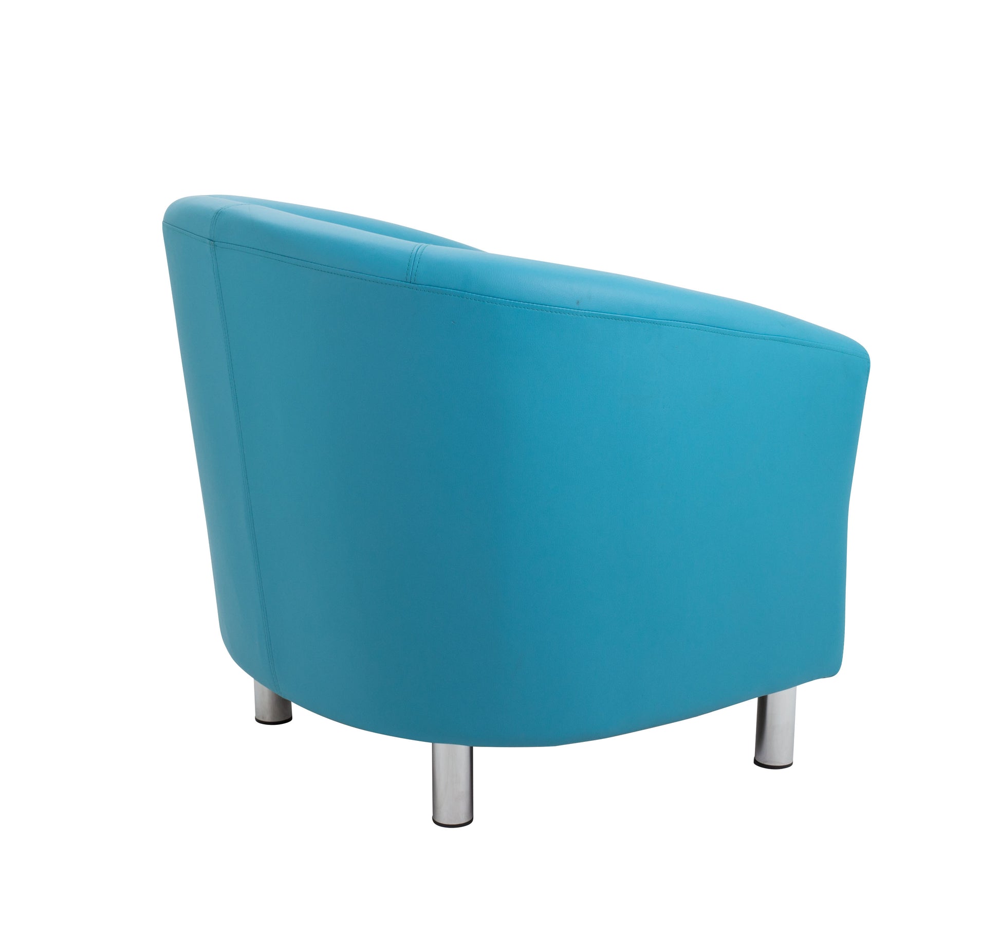 Tub Armchair with Metal Feet