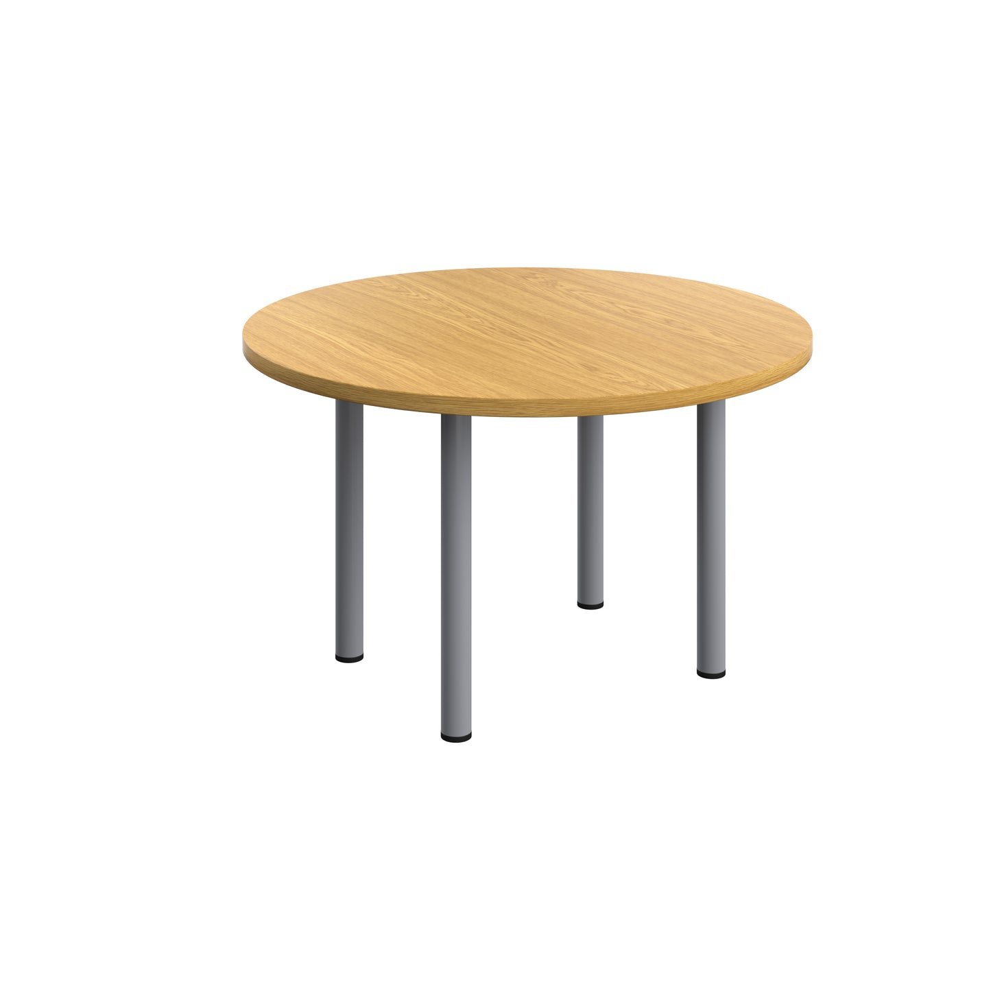 Aztec|Sierra One|Circular|Meeting Table (FSC)|1200x1200|Nova Oak
