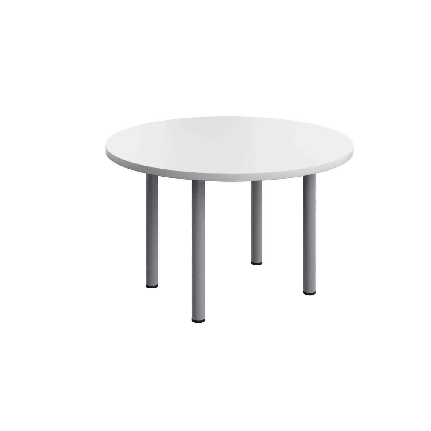 Aztec|Sierra One|Circular|Meeting Table (FSC)|1200x1200|White