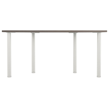 One Fraction Plus Rectangular Meeting Table with D-End (FSC)