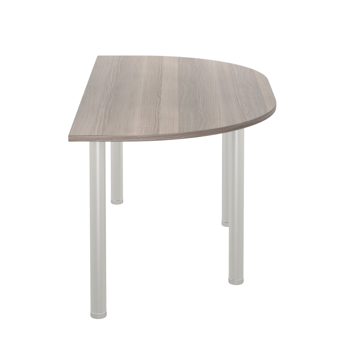 One Fraction Plus Rectangular Meeting Table with D-End (FSC)