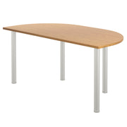 One Fraction Plus Rectangular Meeting Table with D-End (FSC)