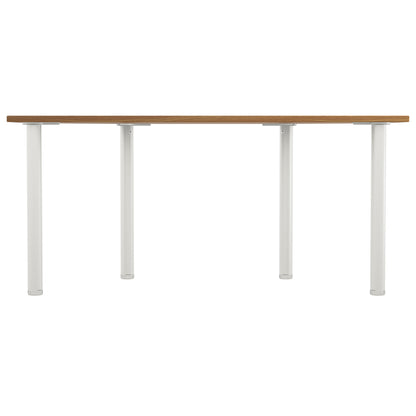 One Fraction Plus Rectangular Meeting Table with D-End (FSC)