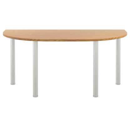 One Fraction Plus Rectangular Meeting Table with D-End (FSC)