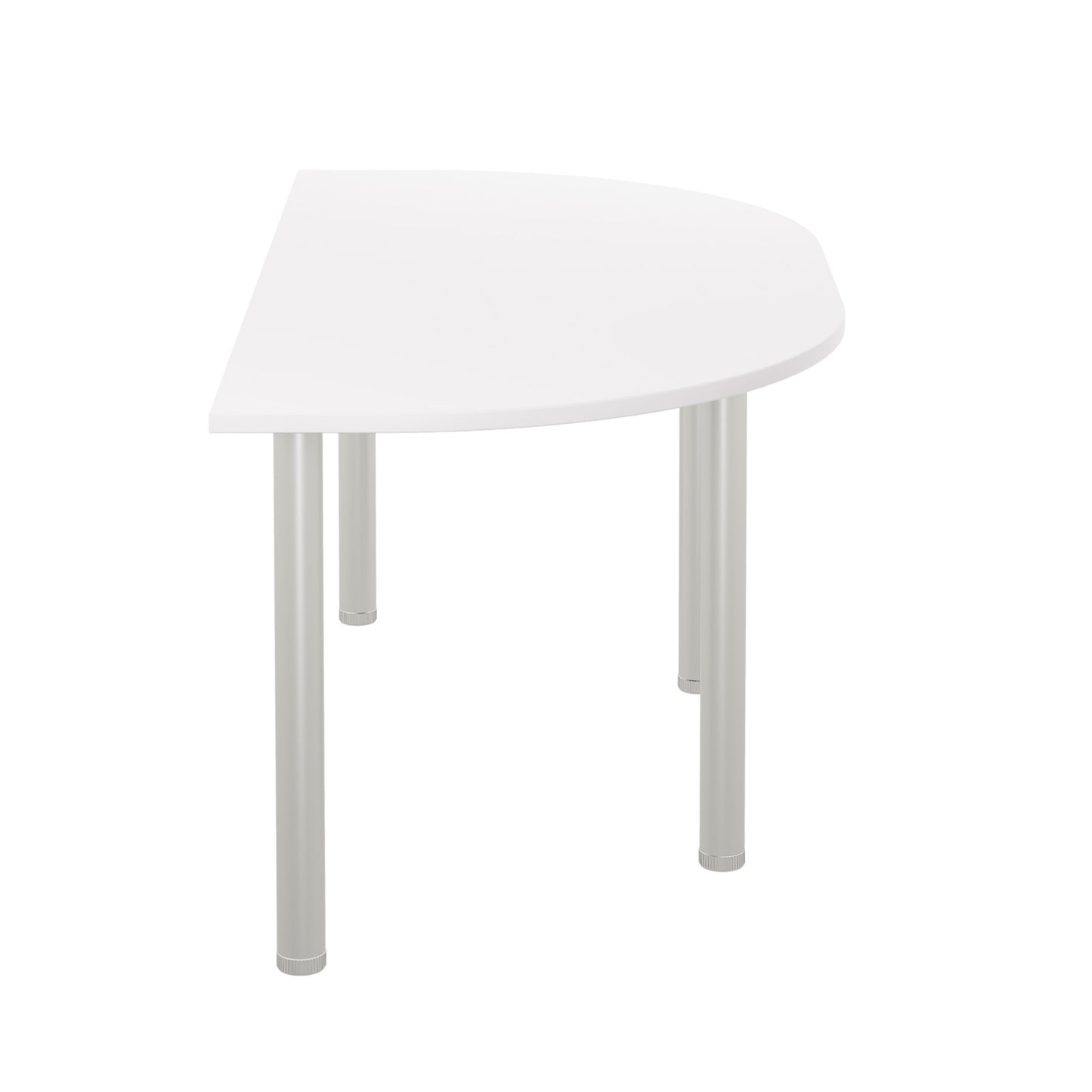 One Fraction Plus Rectangular Meeting Table with D-End (FSC)