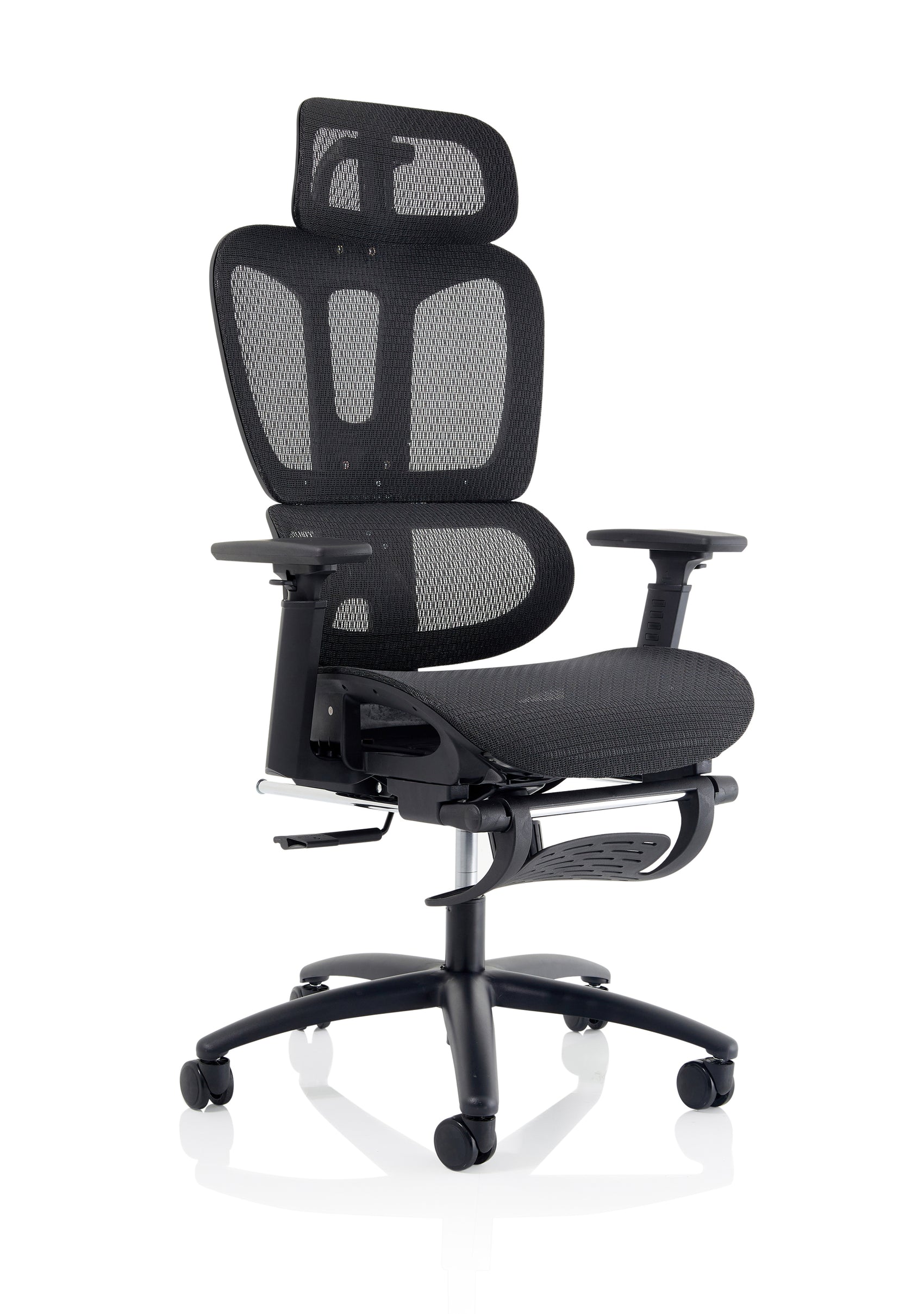 Horizon Executive Mesh Chair With Height Adjustable Arms and Footrest