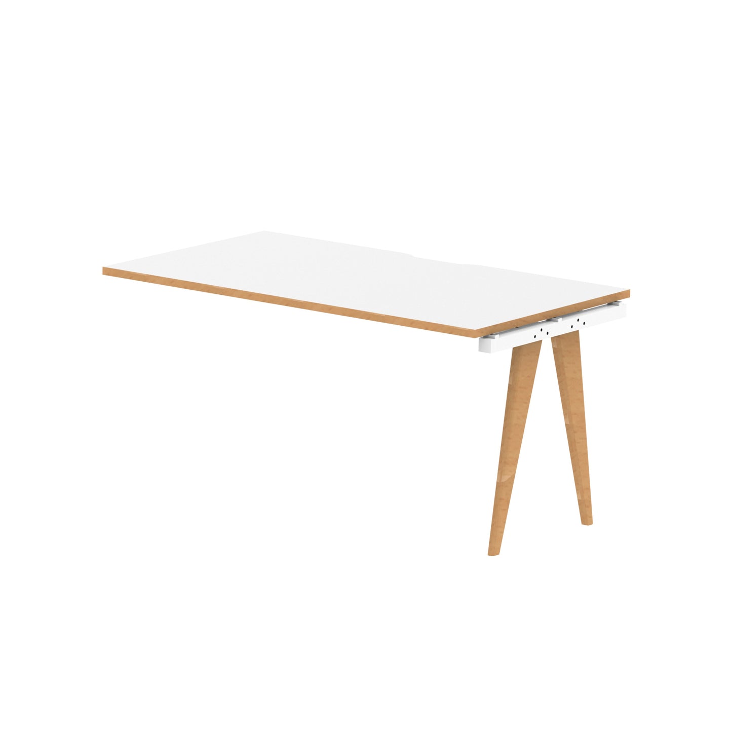 Oslo Single Row Bench Desk Extension Kit