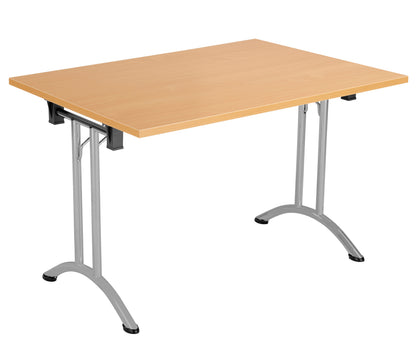 Aztec|Union|Folding Table (FSC)|Rectangular|1200x700|Silver/Beech