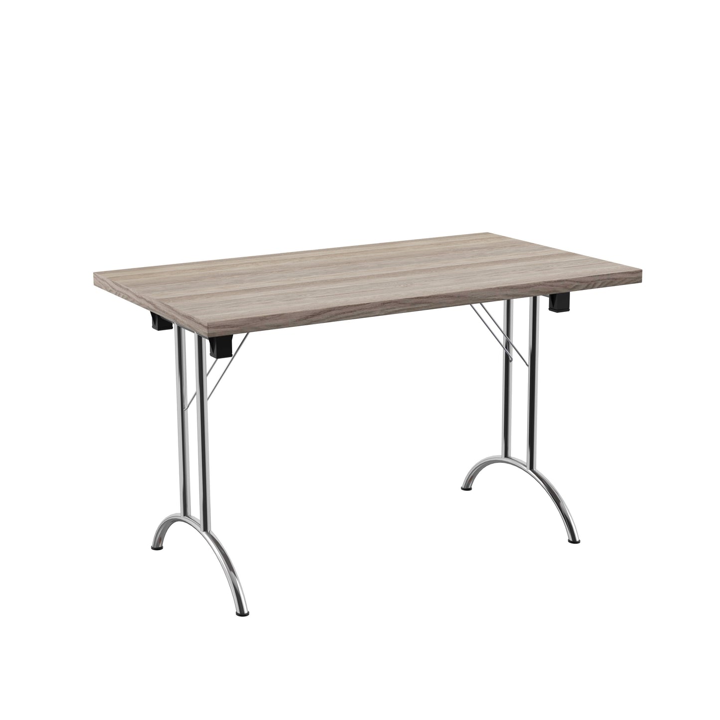 Aztec|Union|Folding Table (FSC)|Rectangular|1200x700|Silver/Grey Oak