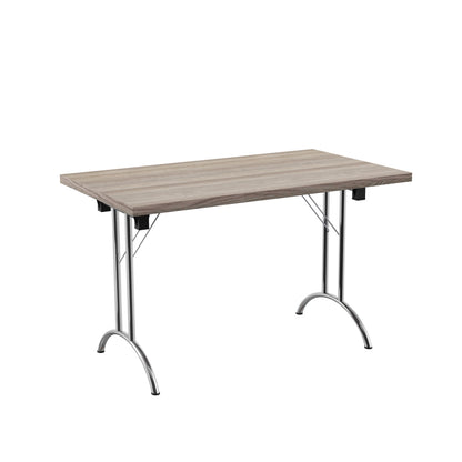 Aztec|Union|Folding Table (FSC)|Rectangular|1200x700|Silver/Grey Oak