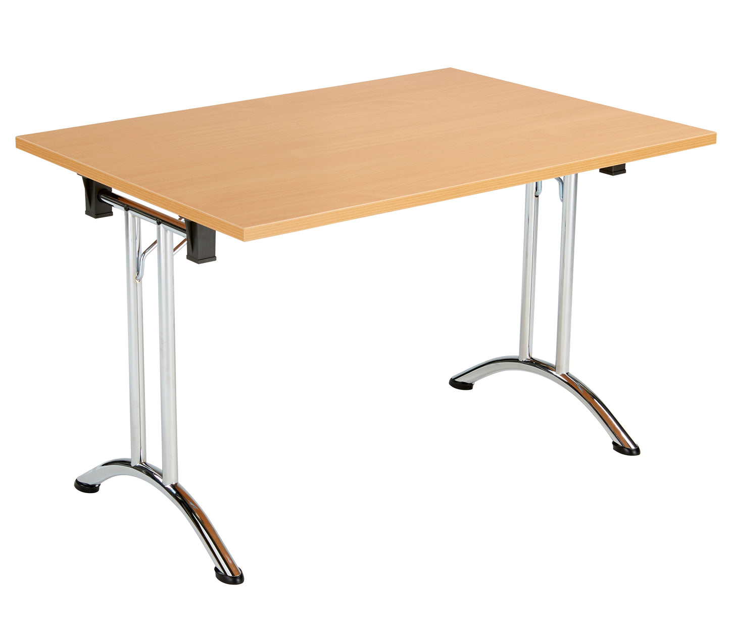 Aztec|Union|Folding Table (FSC)|Rectangular|1200x800|Chrome/Beech