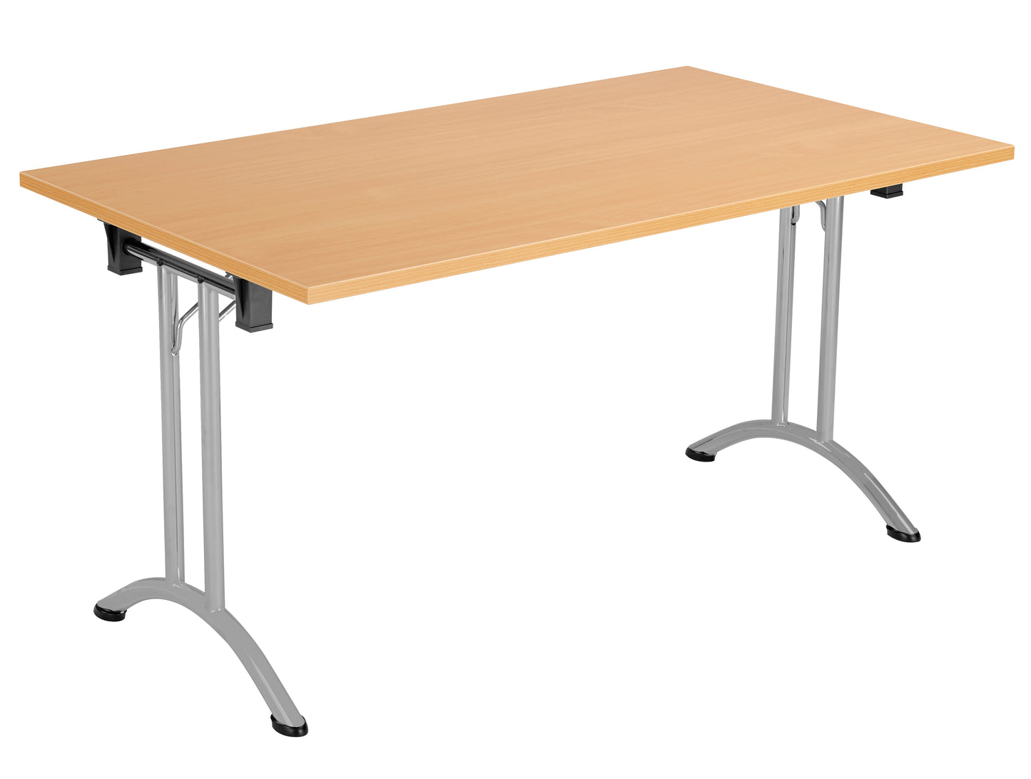 Aztec|Union|Folding Table (FSC)|Rectangular|1400x700|Silver/Beech