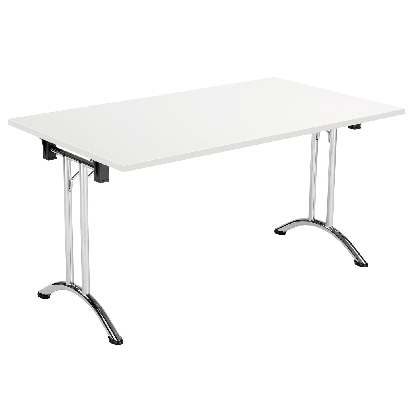 Aztec|Union|Folding Table (FSC)|Rectangular|1400x800|Chrome/White