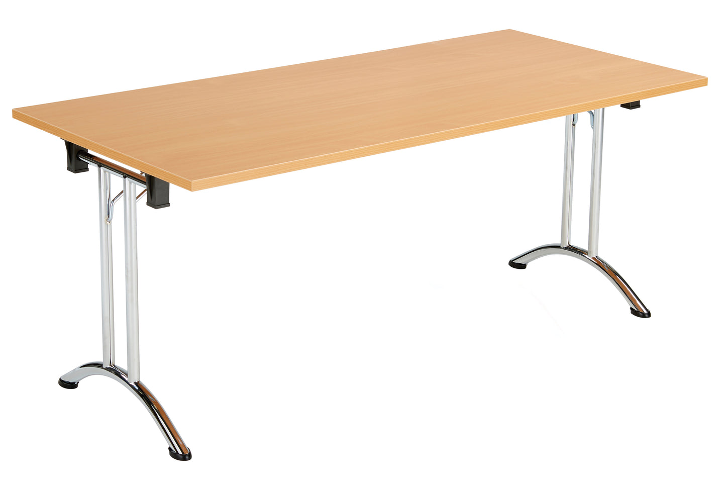 Aztec|Union|Folding Table (FSC)|Rectangular|1600x700|Chrome/Beech
