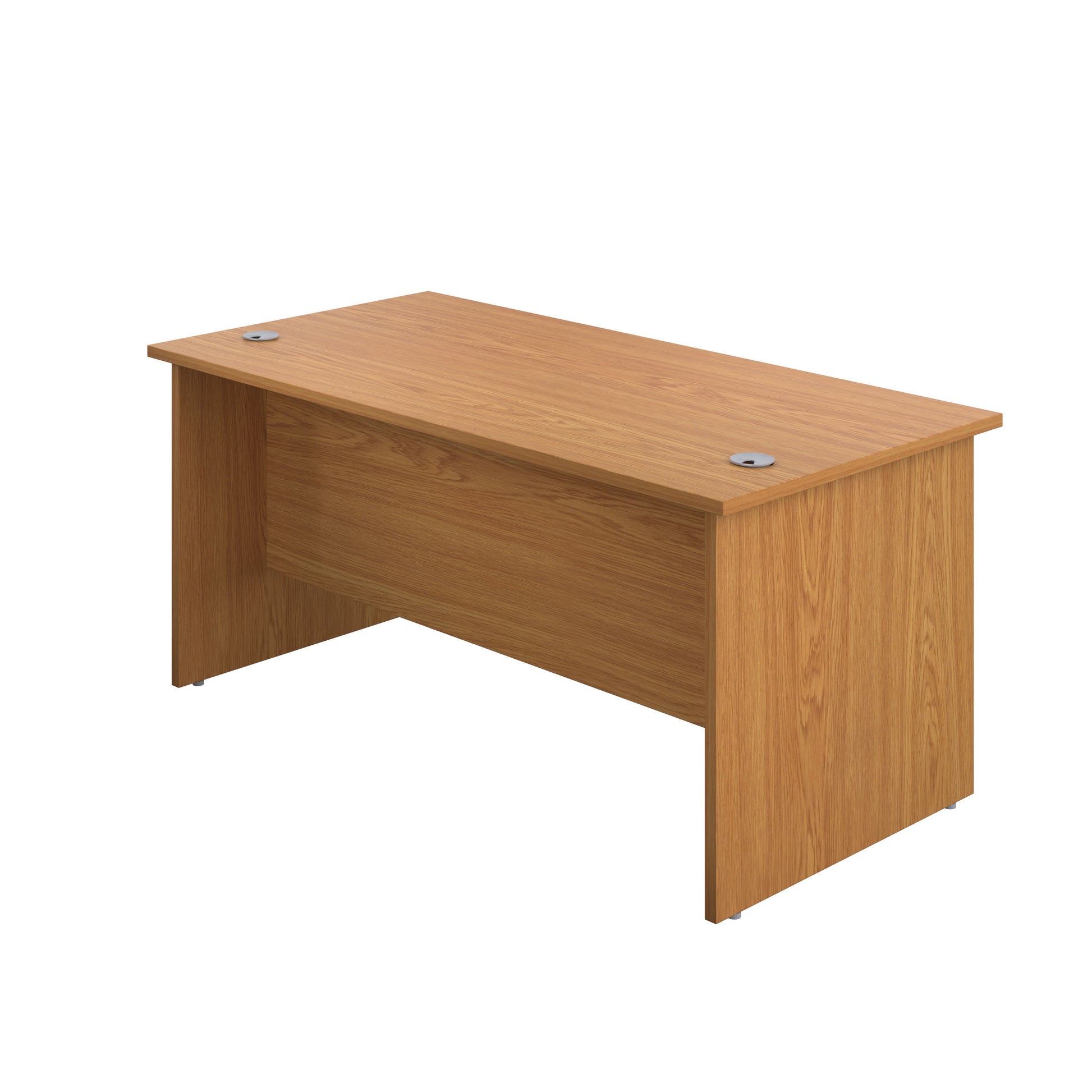 Panel Rectangular Desk: 600mm Deep