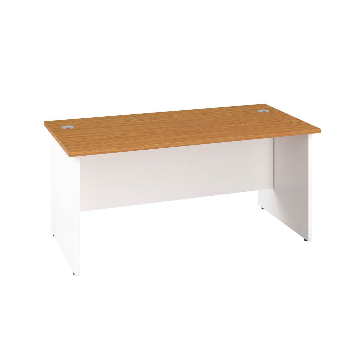 Aztec|Panel|Rectangular Desk|1400x800|Nova Oak-White