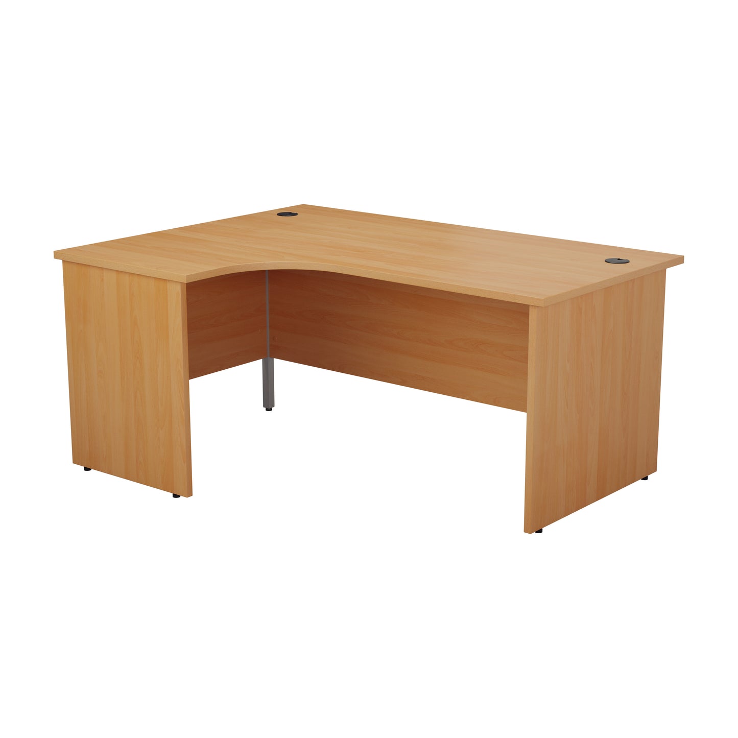 Aztec|Panel|Left Hand Radial Desk|1600x1200|Beech