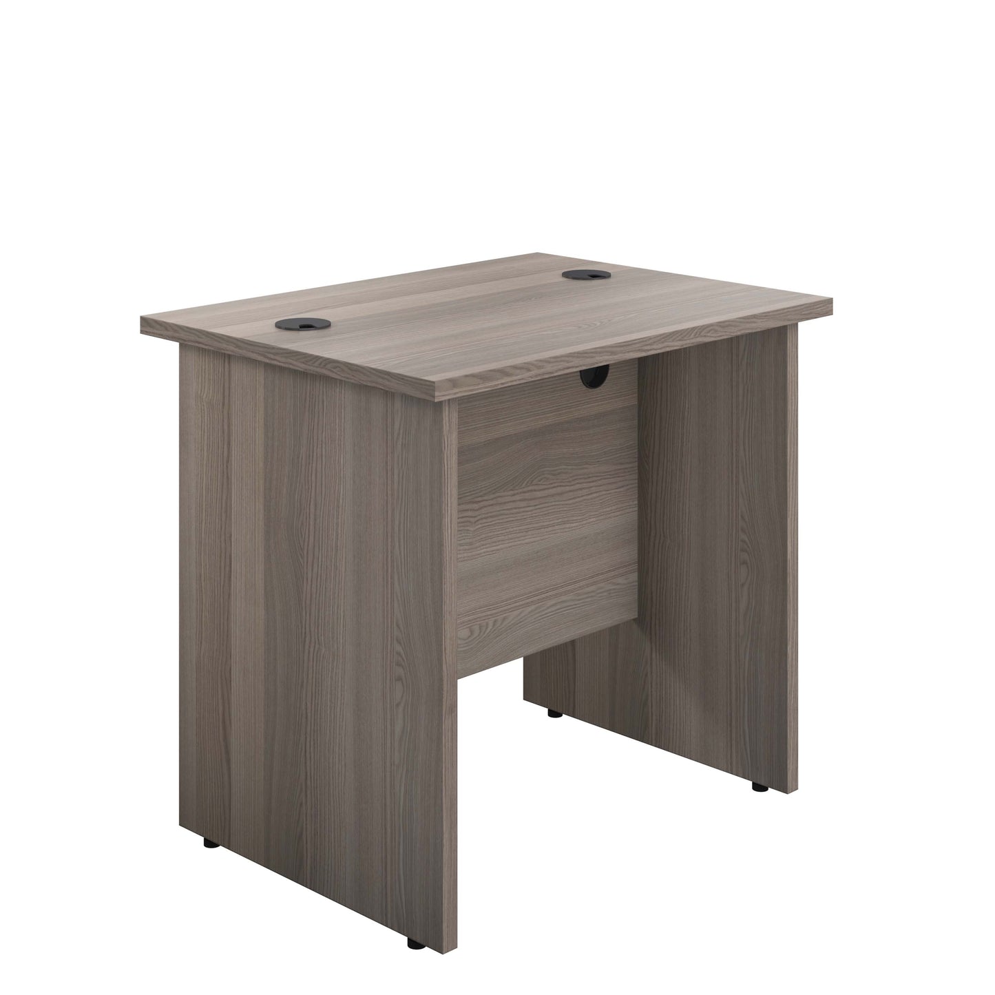 Aztec|Panel|Rectangular Desk|800x600|Grey Oak