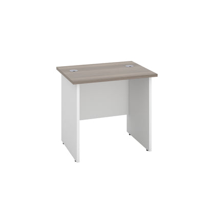 Aztec|Panel|Rectangular Desk|800x600|Grey Oak-White