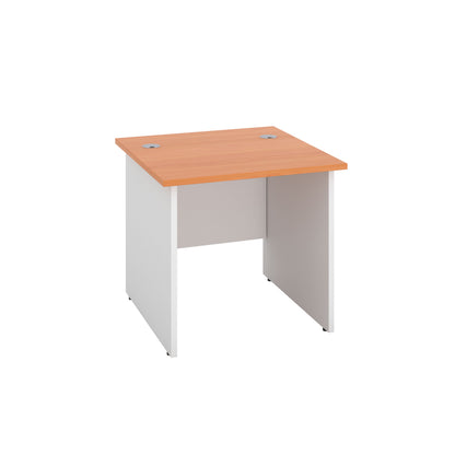 Aztec|Panel|Rectangular Desk|800x800|Beech-White
