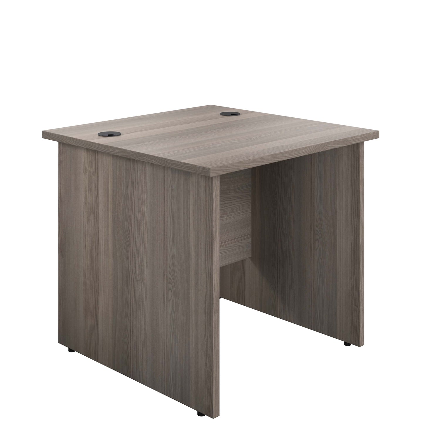 Aztec|Panel|Rectangular Desk|800x800|Grey Oak