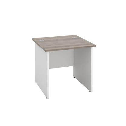 Aztec|Panel|Rectangular Desk|800x800|Grey Oak-White