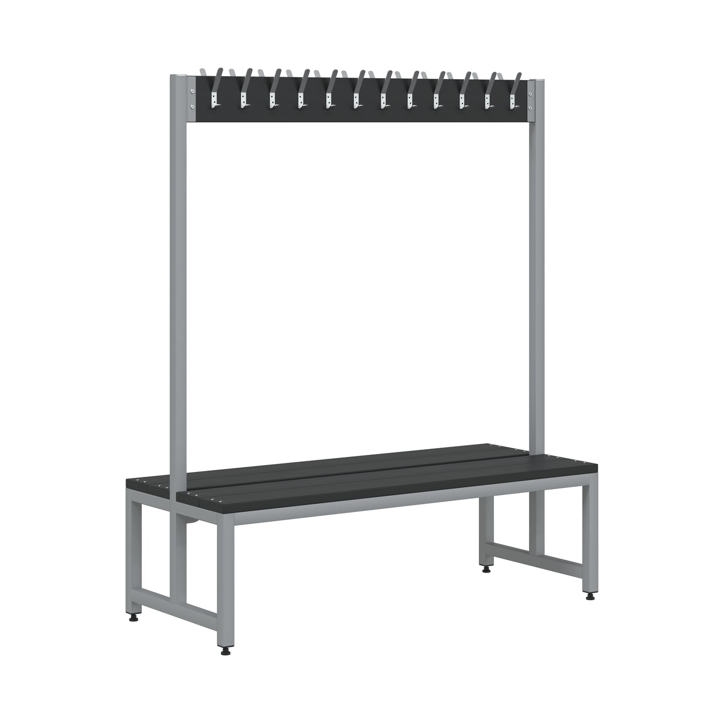Cloakroom Bench|Double Sided|24 Hooks|1800x1500x600