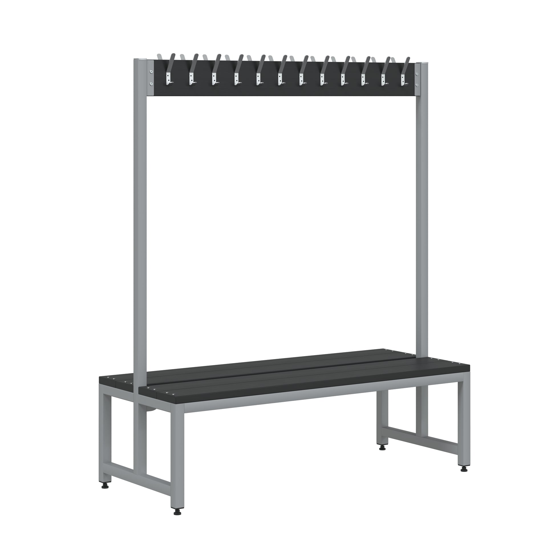 Cloakroom Bench|Double Sided|24 Hooks|1800x1500x600