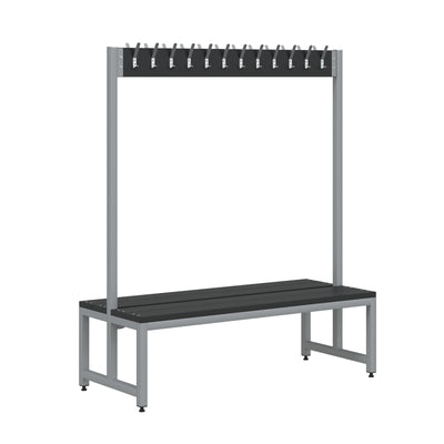 Cloakroom Bench|Double Sided|24 Hooks|1800x1500x600