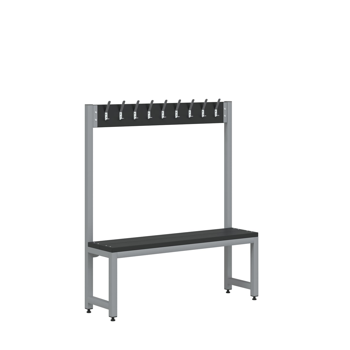 Cloakroom Bench|Single Side|9 Hooks|Junior|1370x1200x300