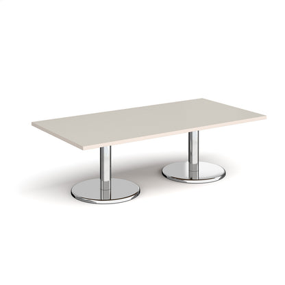 Pisa rectangular coffee table with round bases - PCR1600-LG